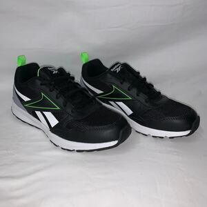 Reebok Boy’s  Almotio 5.0 Running Shoe Black Solar Green Size 5.5